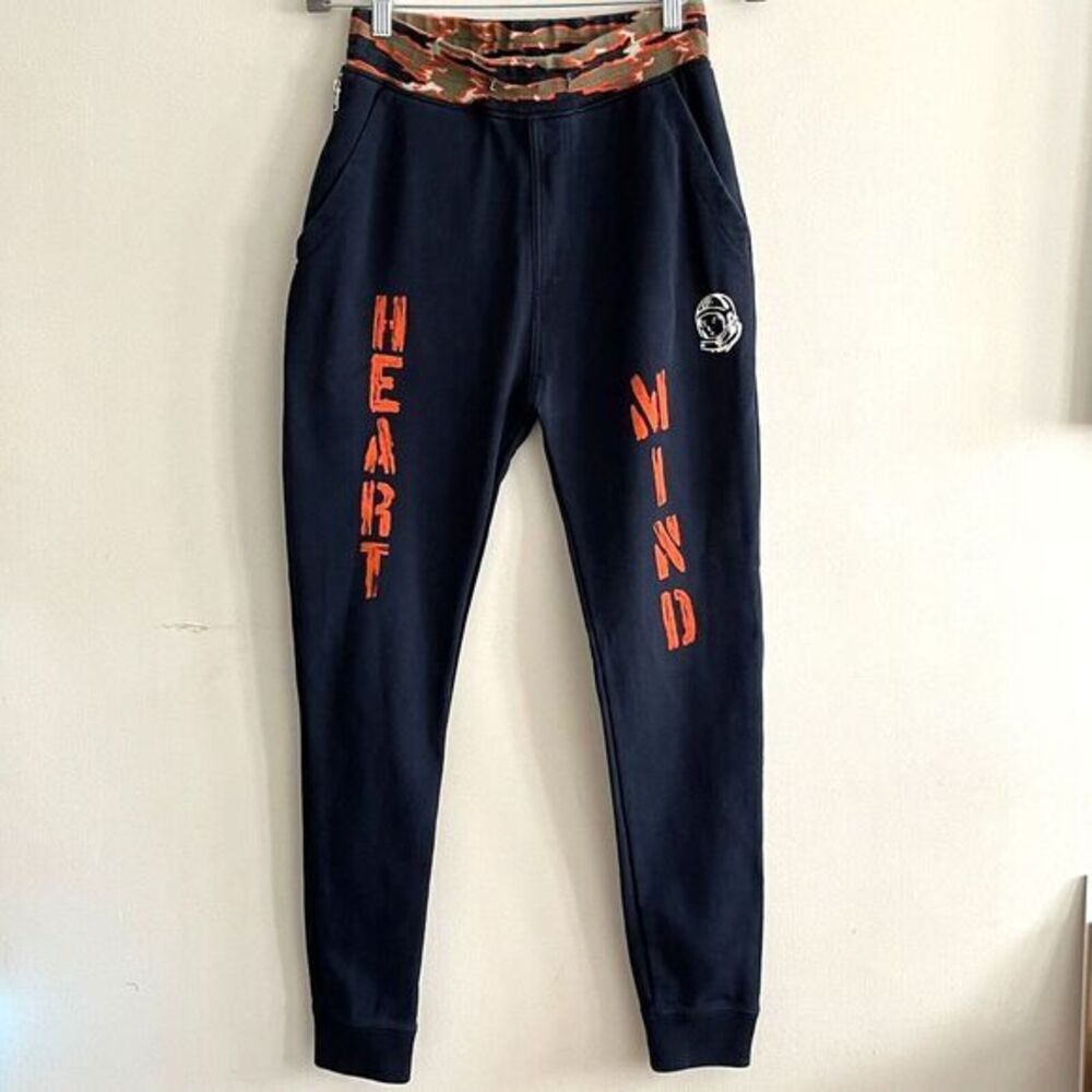 Billionaire Boys Club Joggers Sweatpants Mens S Blue Astroman Heart Mind